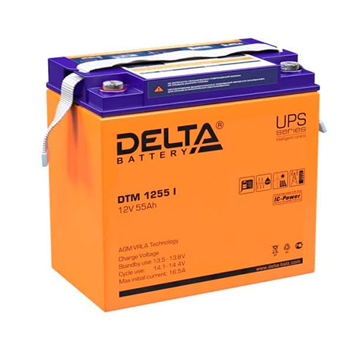 Delta Battery DTM 1255 L 12V 55АH /008033