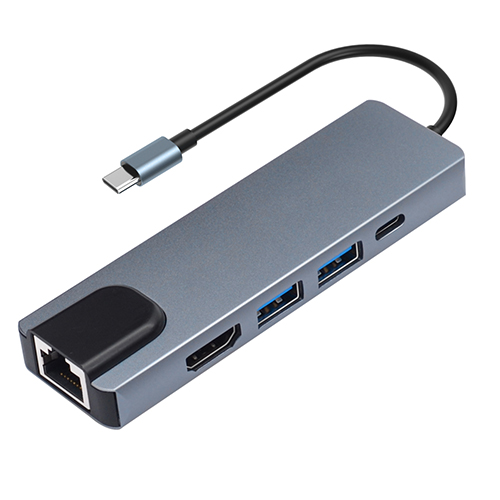 Type-C To HDTV 5in1 4K Adapter