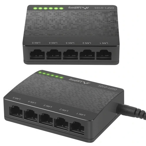Lanberg Switch-DSP1-1005 (5-port, 1Gb/s) Unmanageable