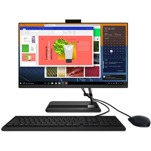Lenovo IdeaCentre AIO 3 24ITL6 23.8" IPS FHD/ i5-1135G7/ 8GB DDR4-3200/ 256GB SSD/ No ODD/ Wireless KB+M/ No Os/ Black