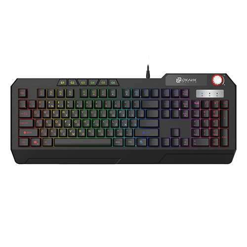 Оклик 715G USB Multimedia for gamer LED/008692