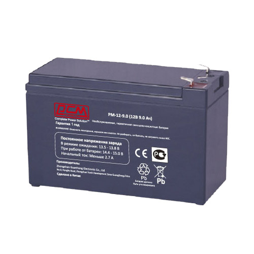 Powercom Battery for UPS  PM-12-9.0 12V 9.0АH