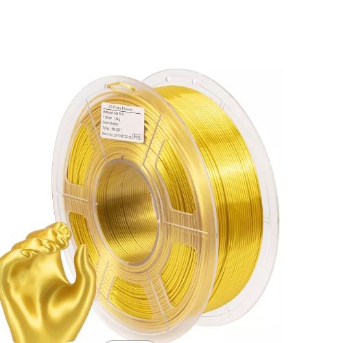 PLA Silk 3D Printing Filament 1KG/ROLL / Gold/006690