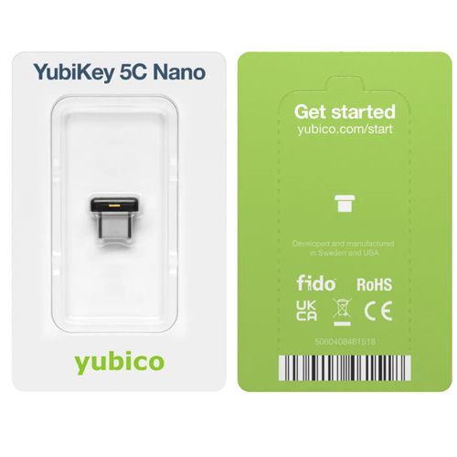 YubiKey 5C Nano Sequrity Key/008709