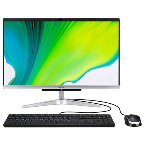 Acer Aspire C22-963 Core i3-1005G1/ RAM: 4GB/ HDD: 1TB/ SSD: 128GB/ UHDG/ 21.5" FHD/ Endless/ KB & M/ Silver