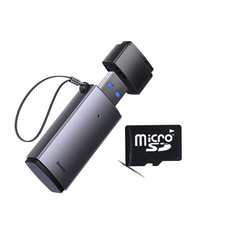 Micro-SD card with SD card reader 32GB
