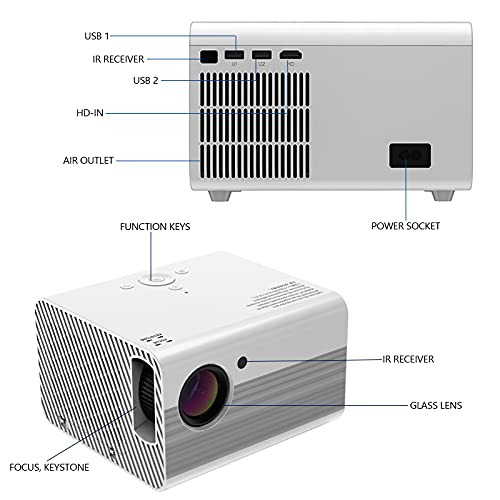 T10AD HD Android Portable Projector